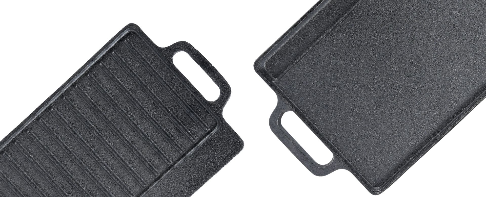 Chapa de grelhar em ferro fundido para cozinhar